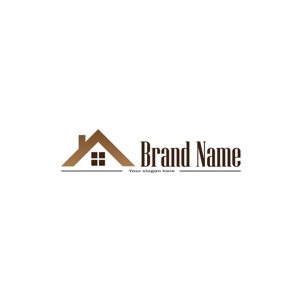 símbolo de diseño de logotipo inmobiliario vector