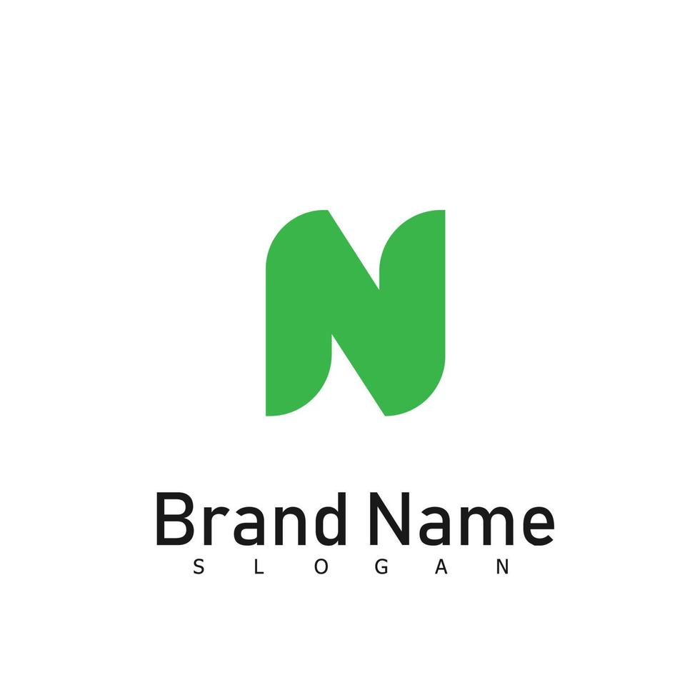 n logo design symbol vector