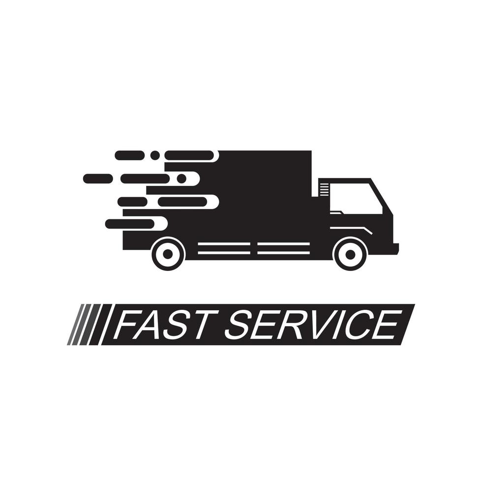 car logo design delivery vector