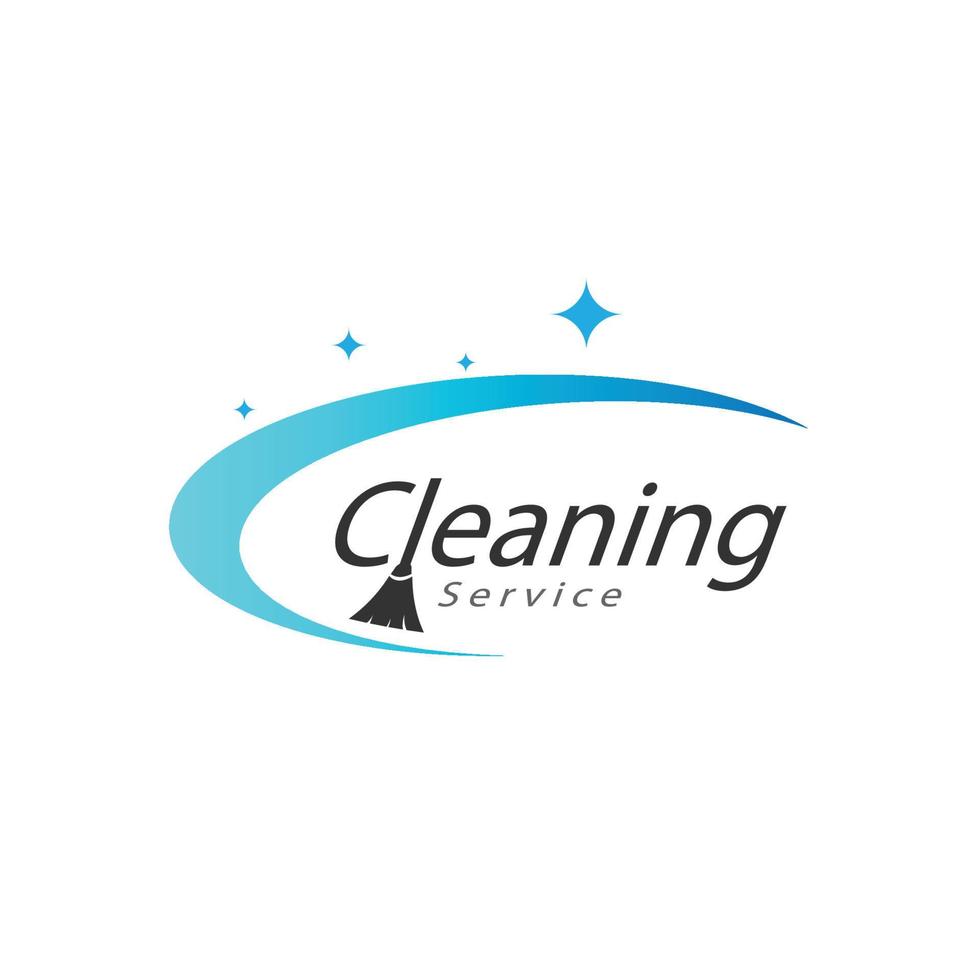 diseño de klin de logotipo de limpieza vector