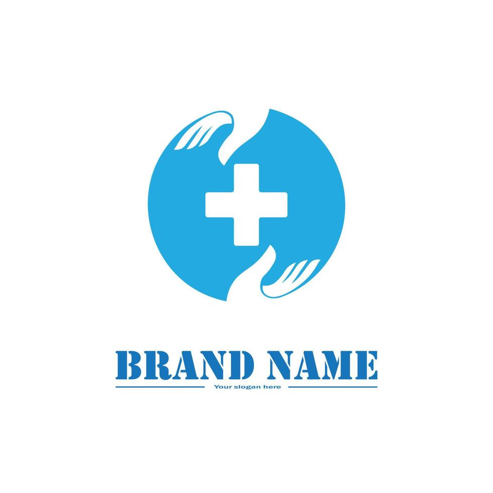 diseño de logotipo de salud vector