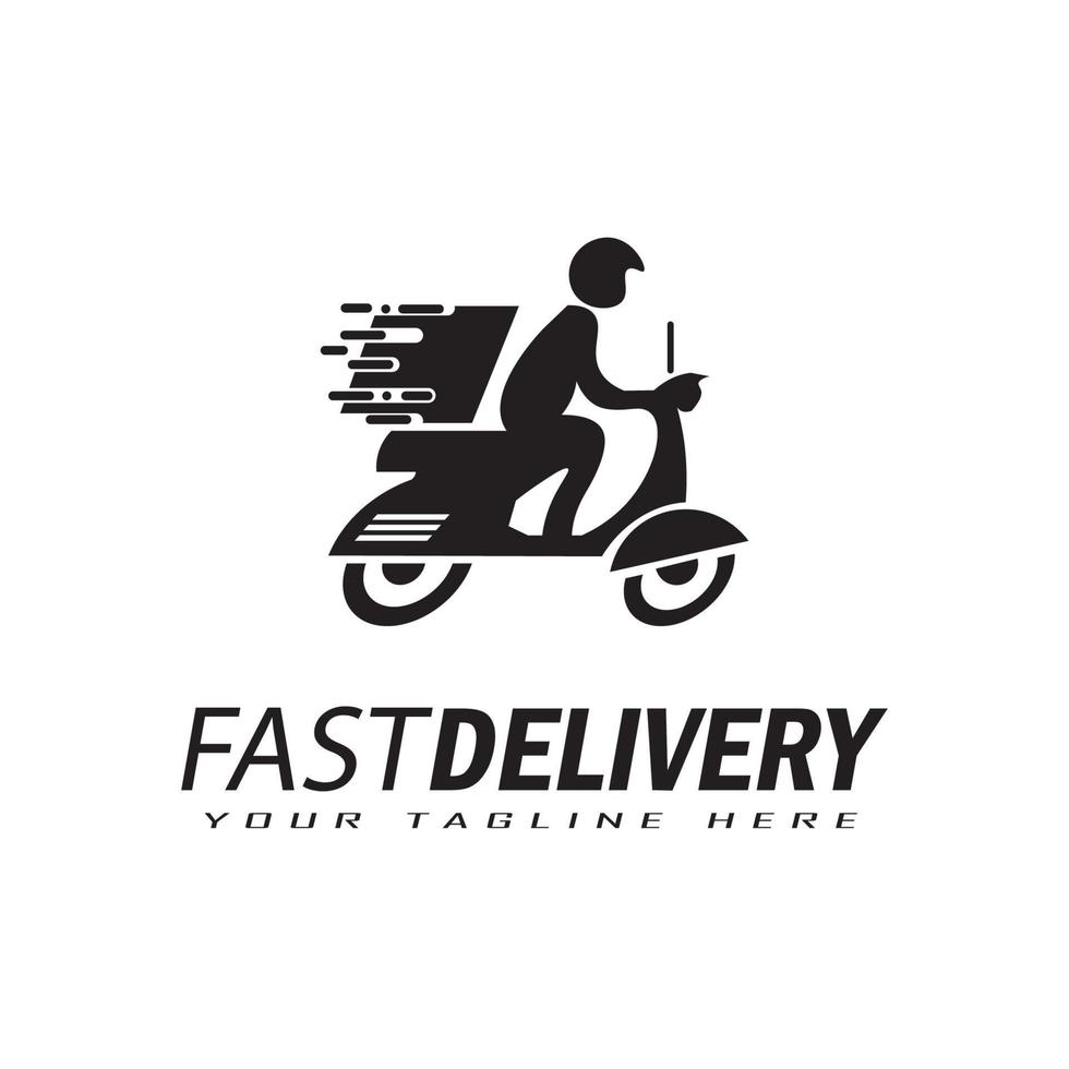 car logo design delivery vector