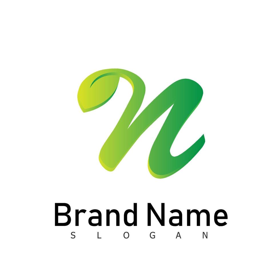 n logo design symbol vector