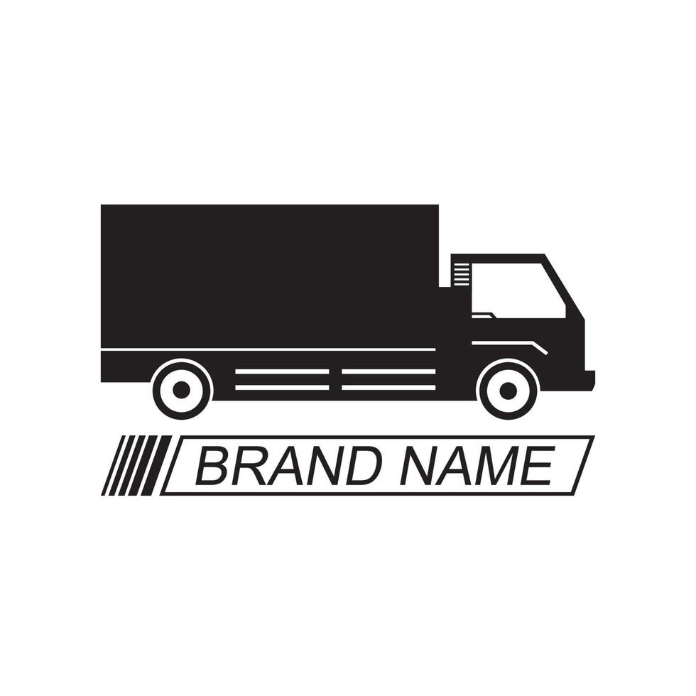 car logo design delivery vector