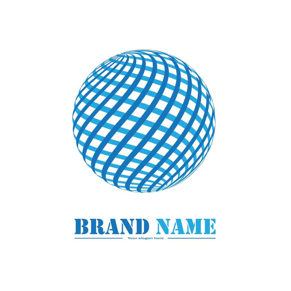 globe logo design symbol vector