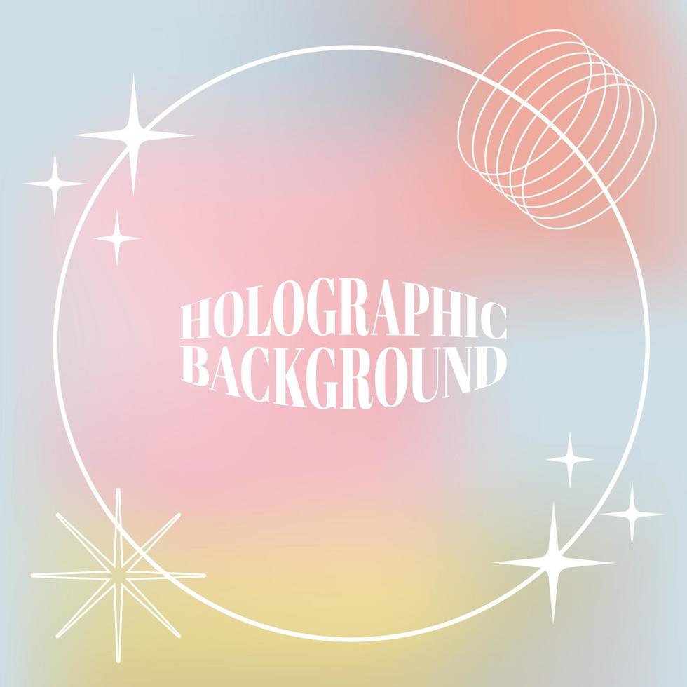 Holographic Background vectors design