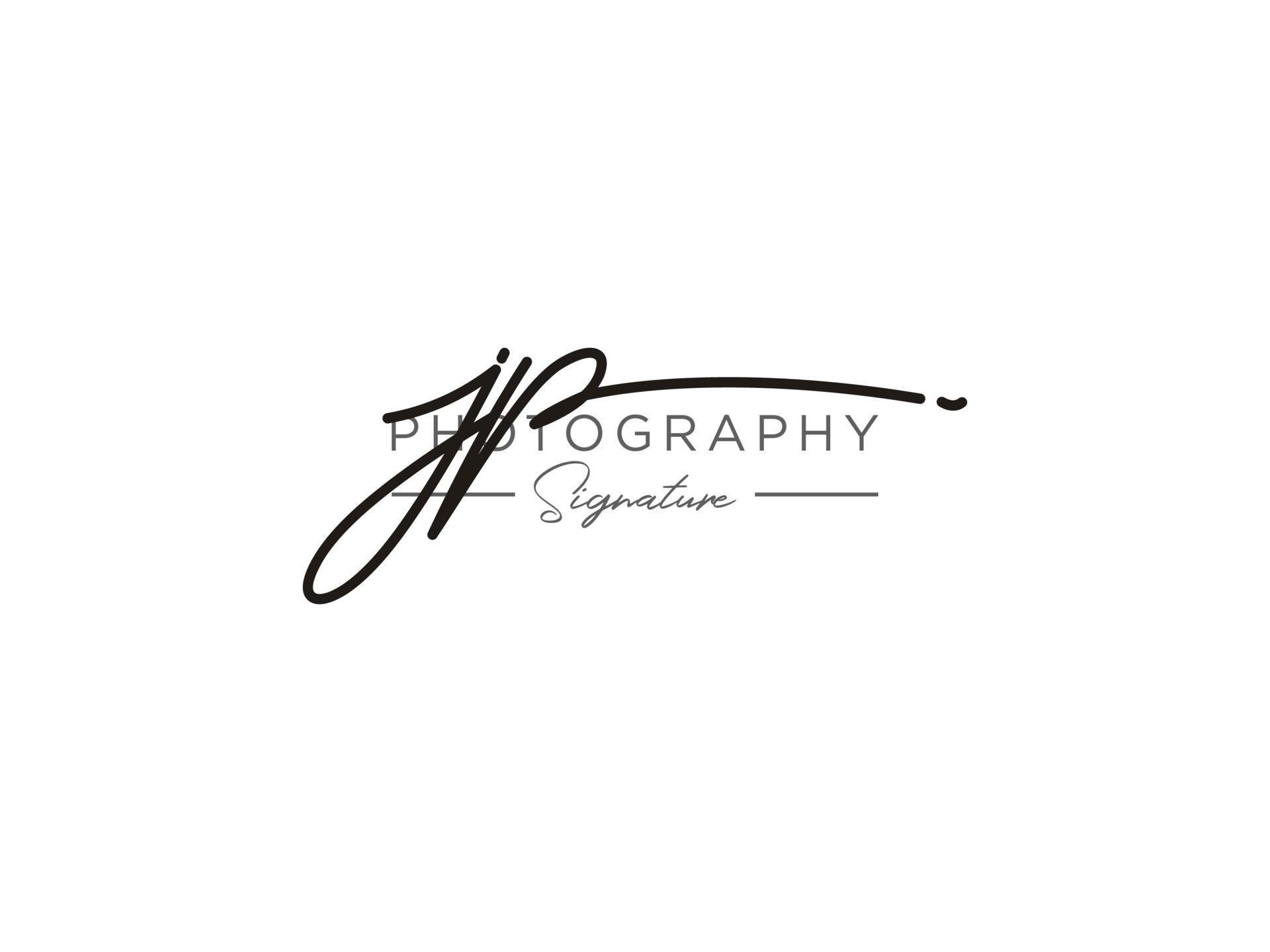 Letter JP Signature Logo Template Vector 13130303 Vector Art at Vecteezy