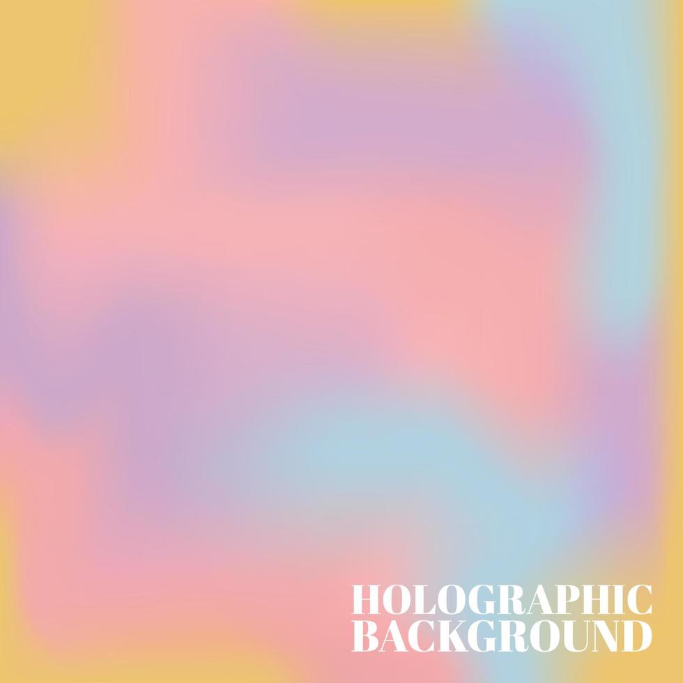 Holographic Background rainbow design hologram background vector