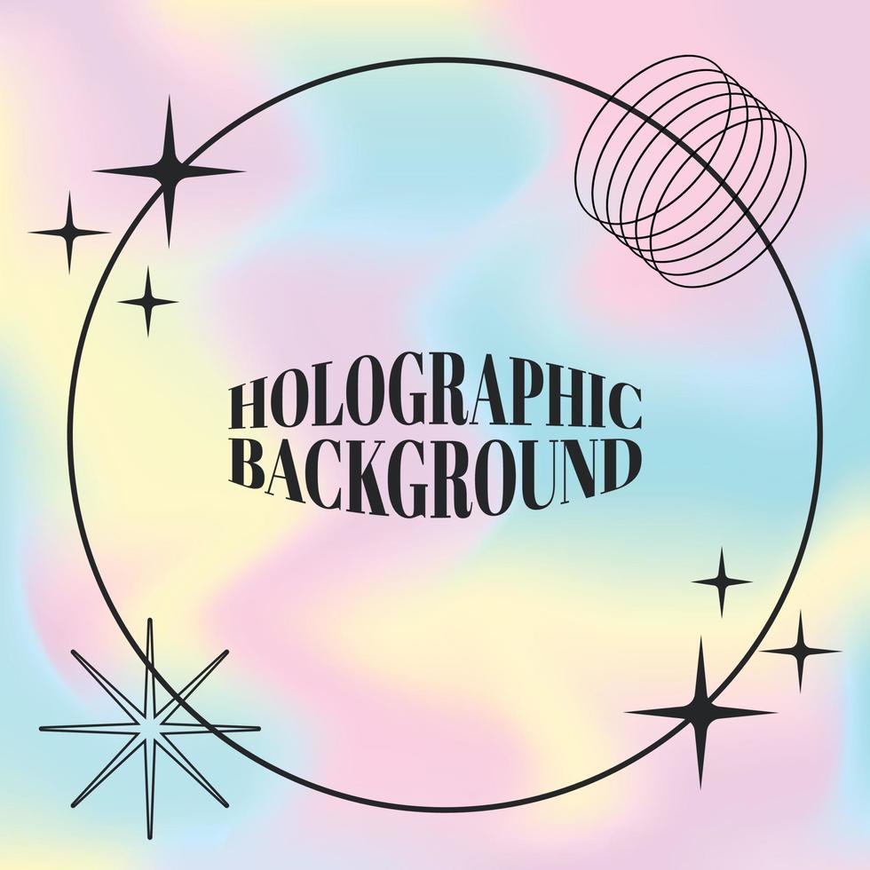 Holographic Background vectors cute background