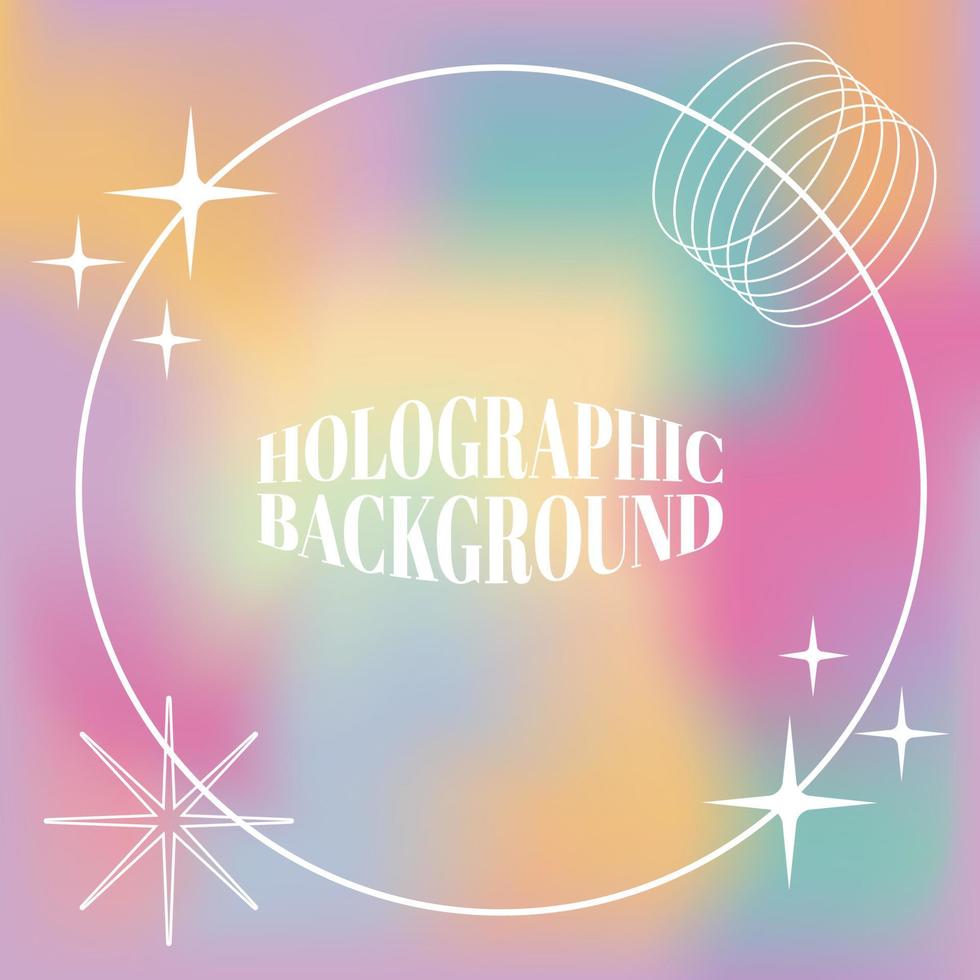 Holographic Background vectors design