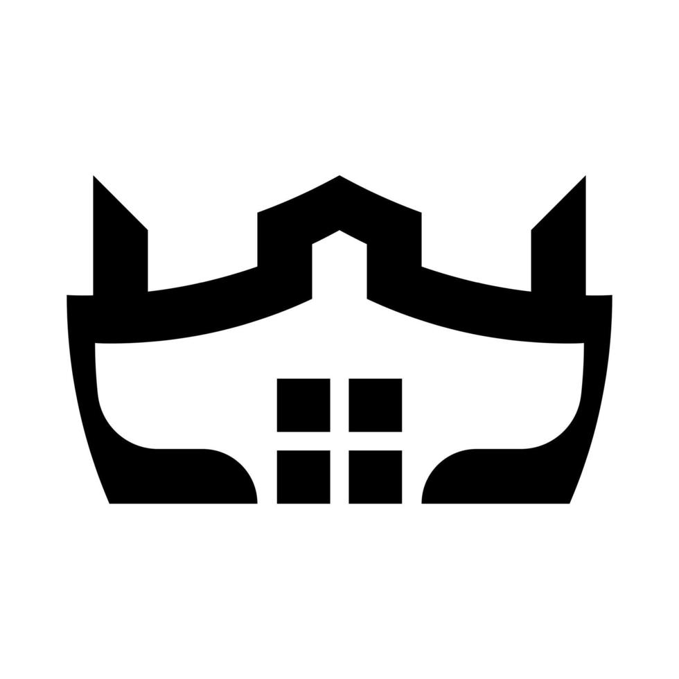 diseño de logotipo de casa único, plantilla de vector de icono
