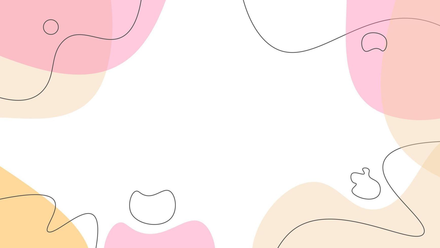 Memphis geometric background with abstract shapes vector