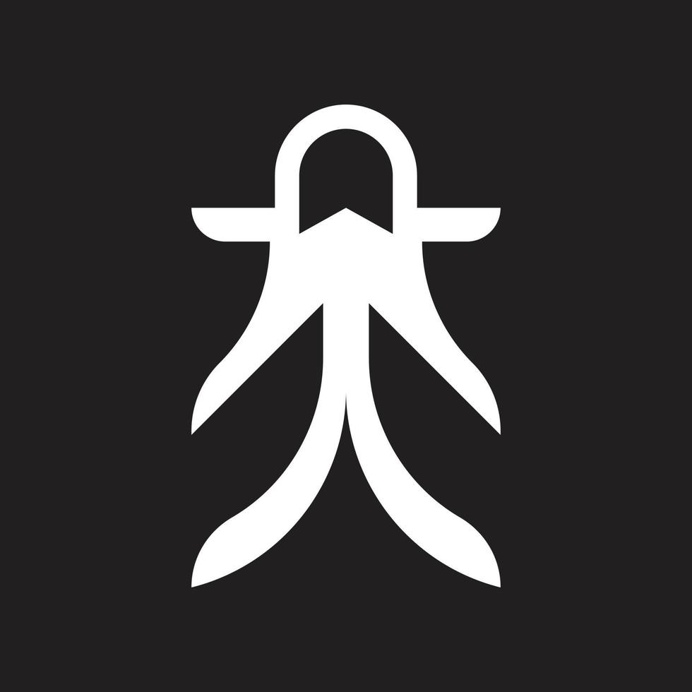 Up logo design with arrow icon for start up and level up company vector