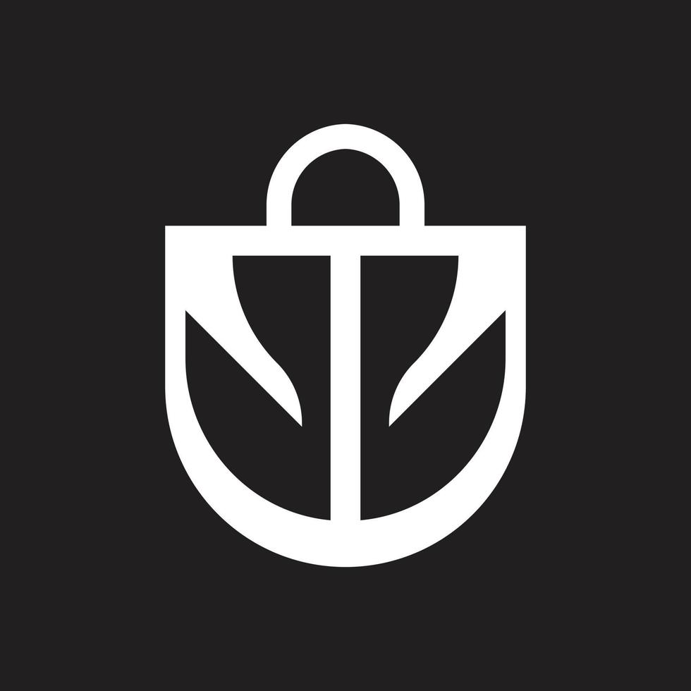 Bag logo design vector, Unique Shopping And Retail Logo Template vector