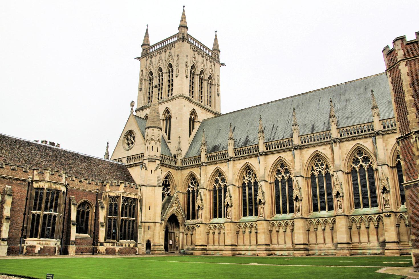 Cambridge in the UK in December 2021.. A view of Cambridge University photo