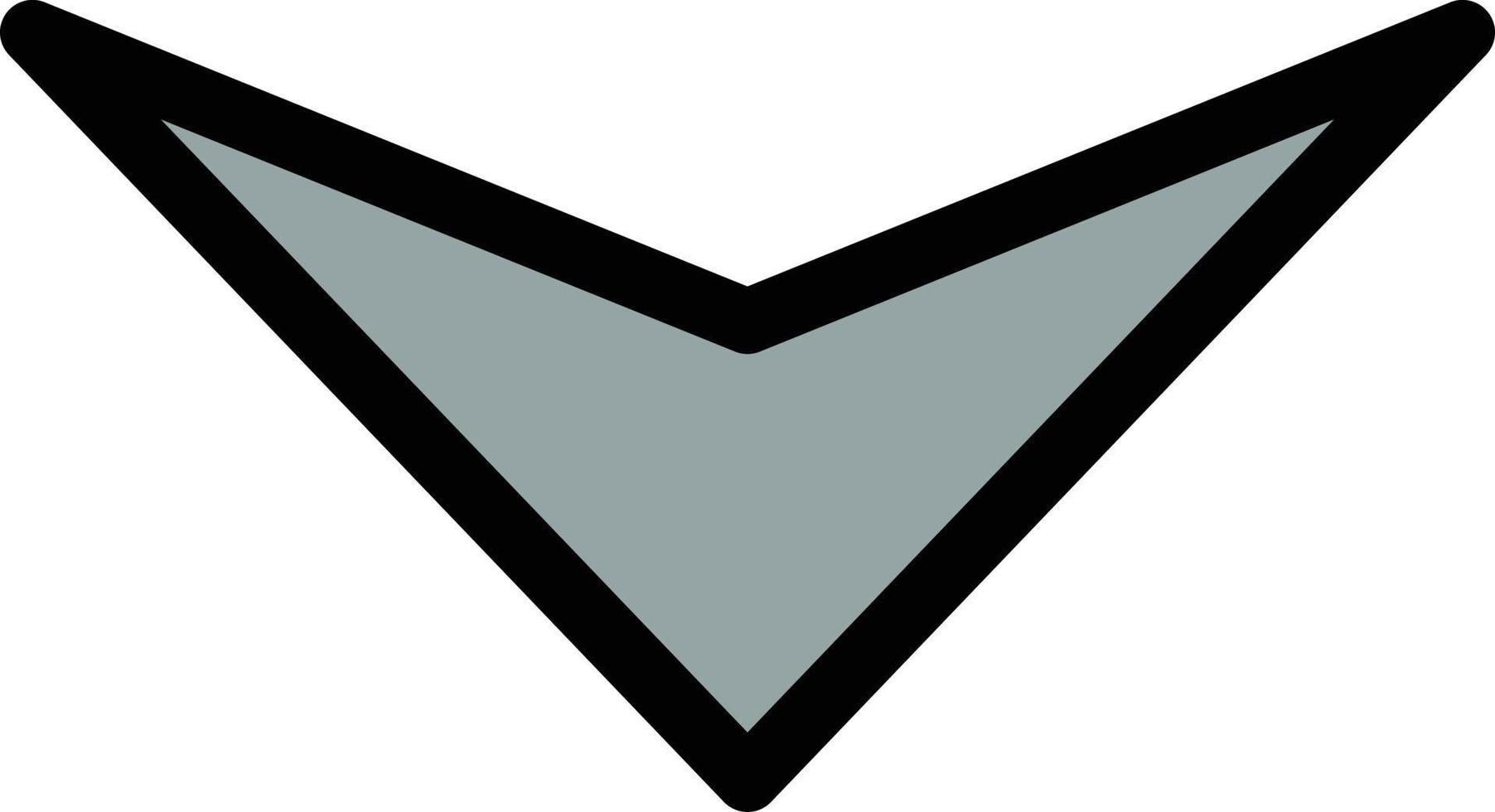 Arrow Down Next  Flat Color Icon Vector icon banner Template