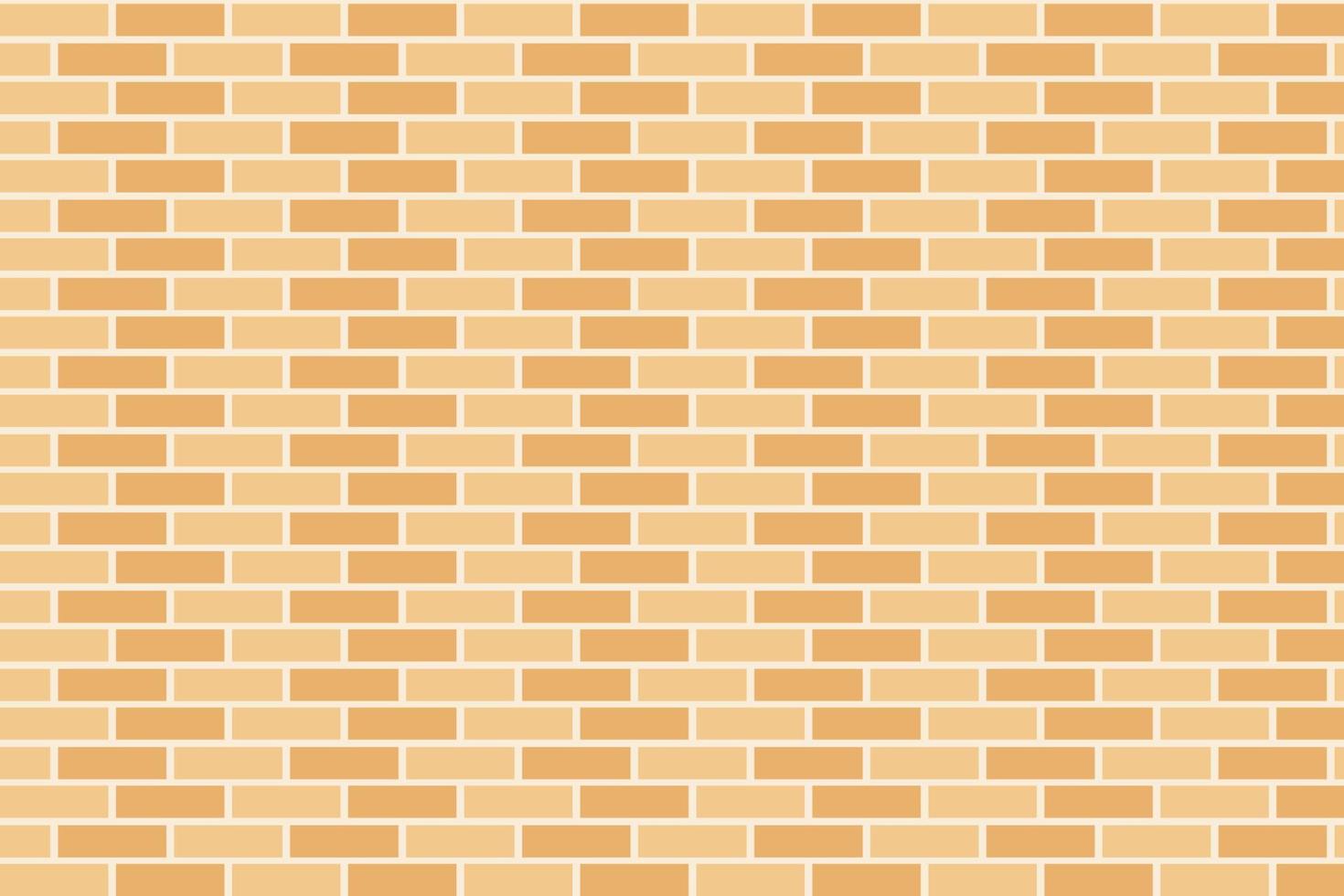 Brick wall house wall fence in brown tones form a layer many number before vector