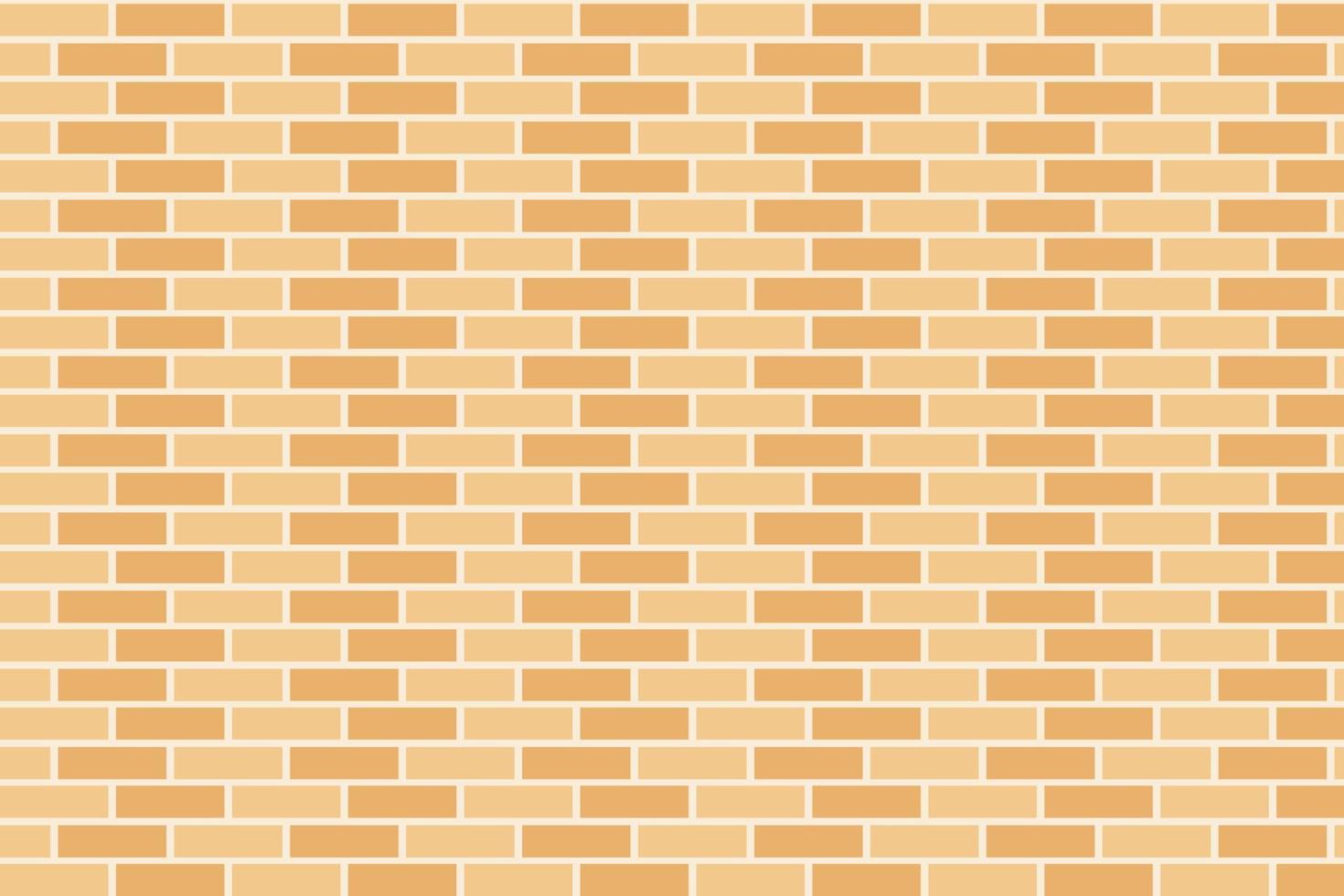 Brick wall house wall fence in brown tones form a layer many number before vector