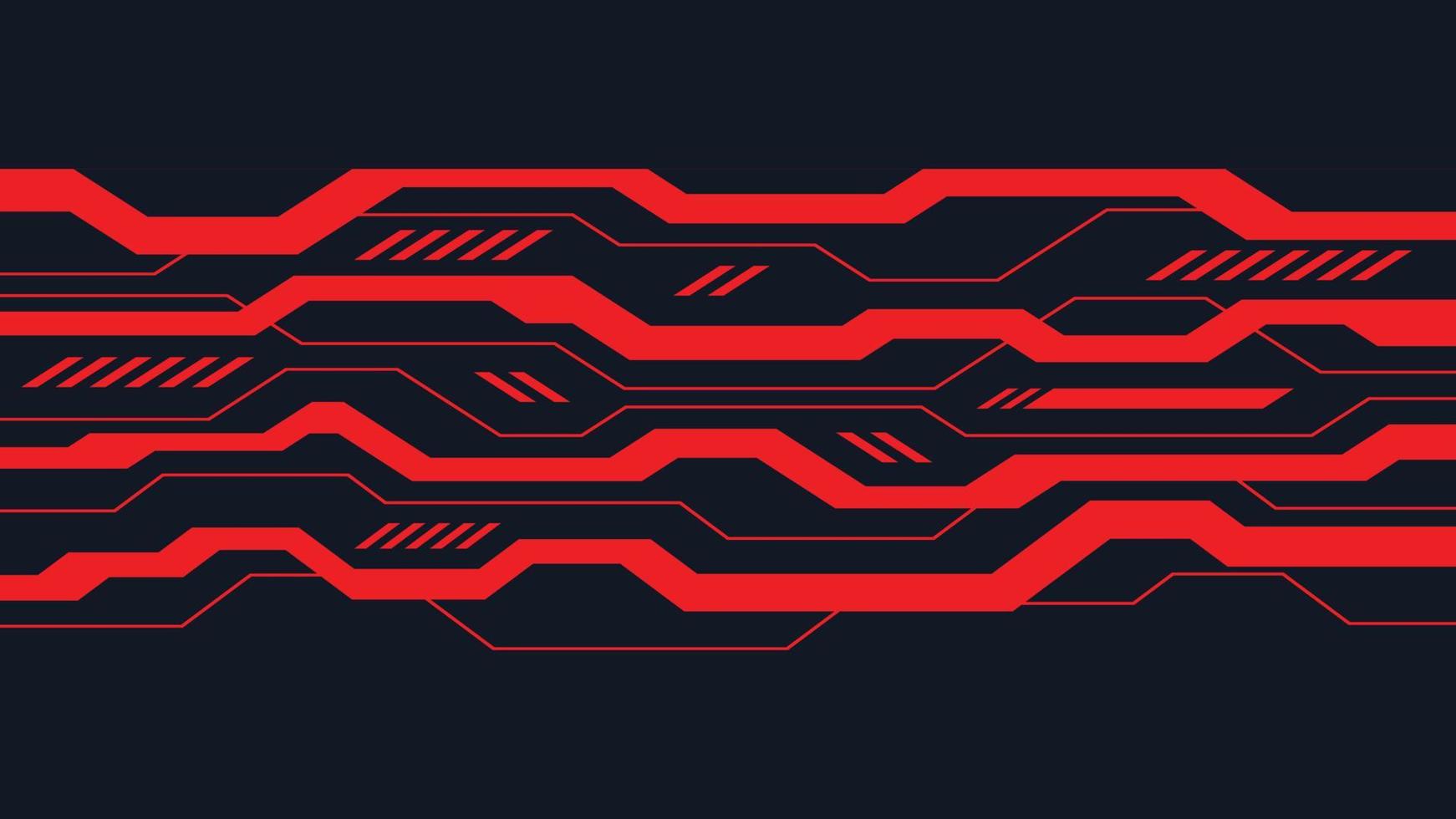 black and red contrast abstract technology background. vector