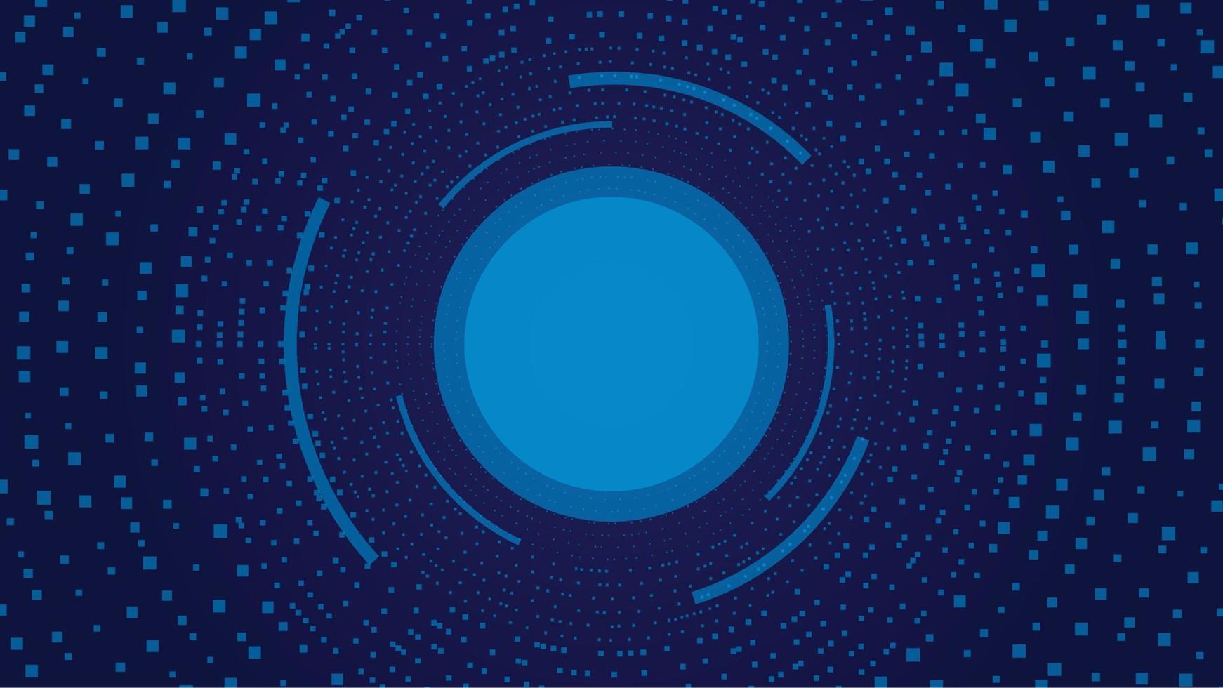 Futuristic business network concept. Hi-tech cloud connection technology background. vector