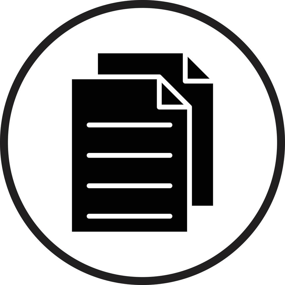 Files Icon Style vector