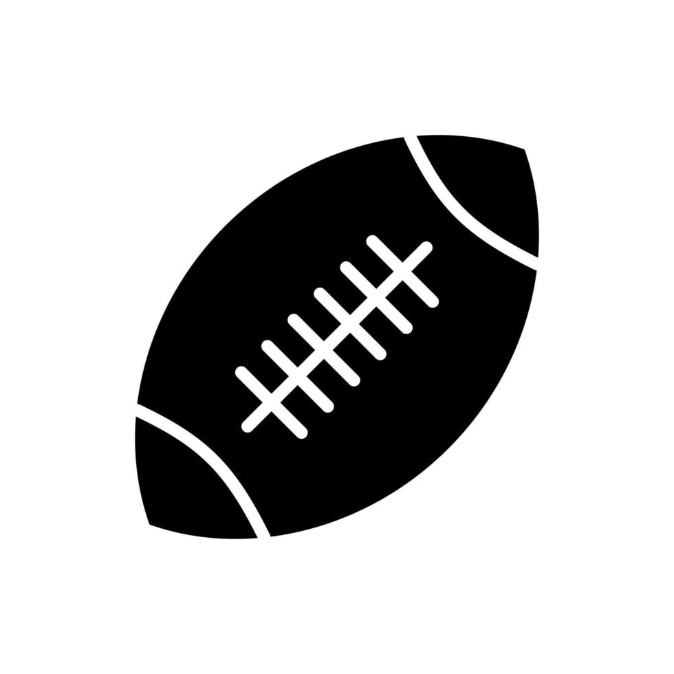 plantilla de diseño de vector de icono de fútbol americano