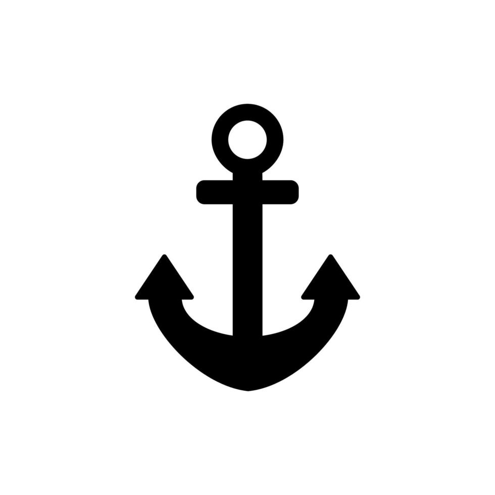 anchor icon vector design template