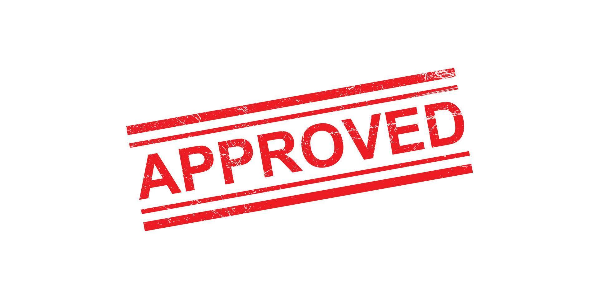 approved icon vector design template
