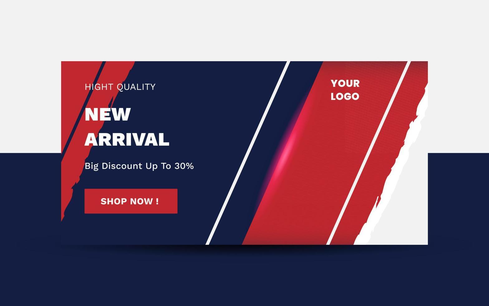 super sale banner design with discount notification, dark banner with black and red color combination. vector