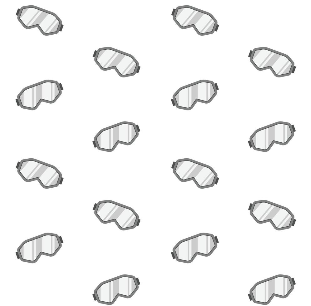 Snowboard mask pattern vector