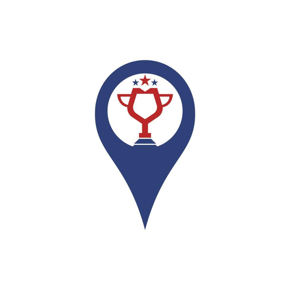 diseño del logotipo de la copa de premio. diseño de icono de trofeo. plantilla de logotipo de premio. vector