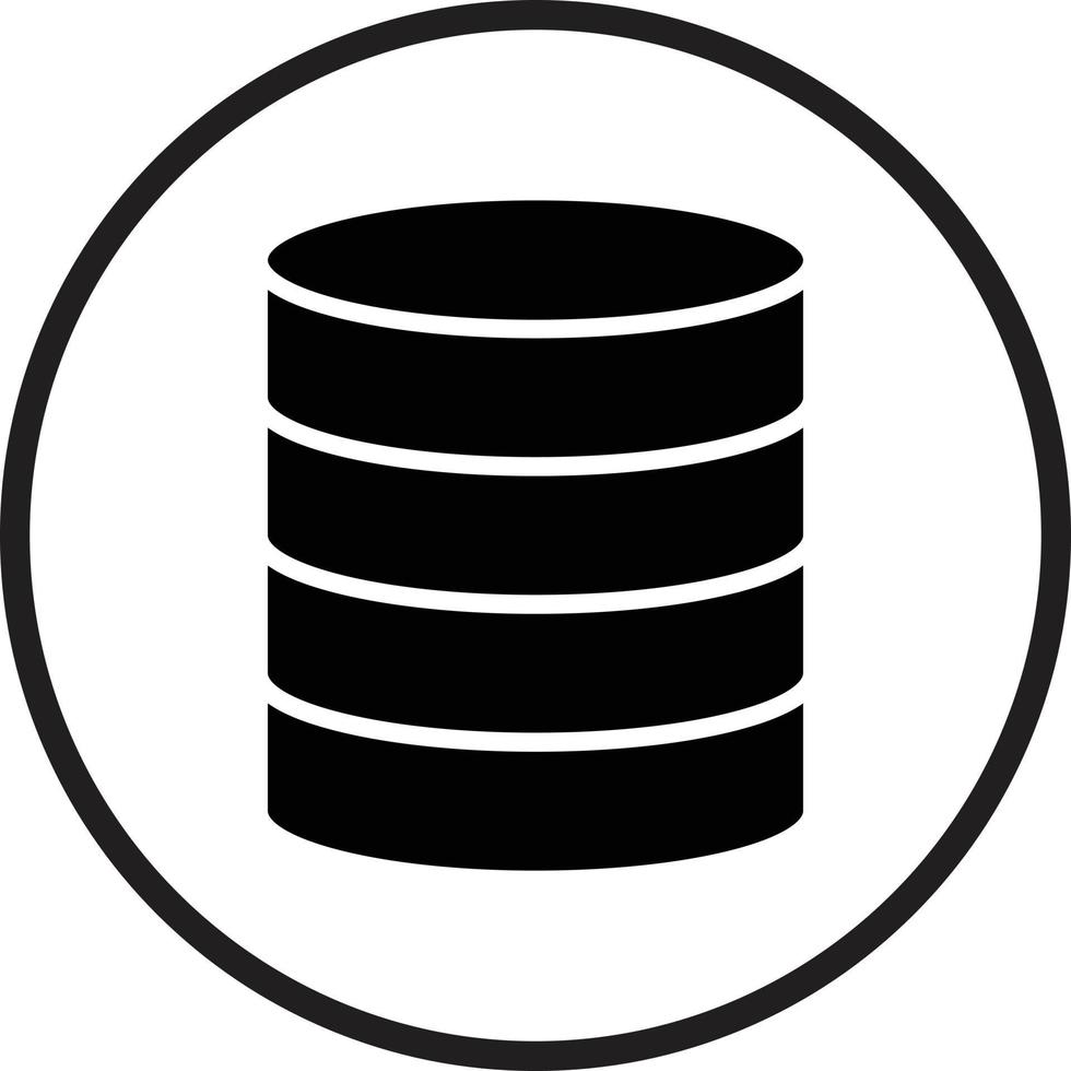 Database Icon Style vector