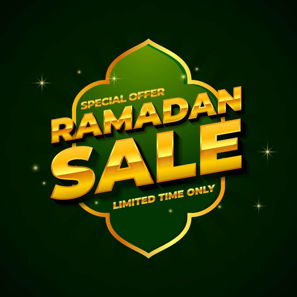 ramadan sale banner vector, Islamic holy month event background for media promotion and advertising vector