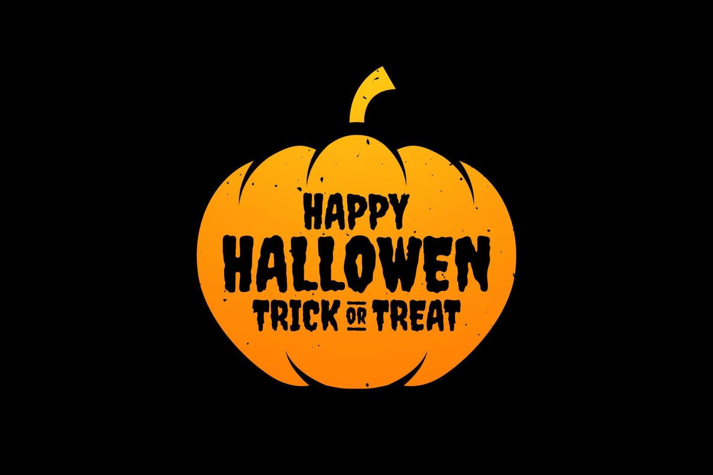 Happy Halloween background vector with pumpkins. Spooky, simple and horror designs. Poster, banner, flyer for night event Hallowen party and halloween day