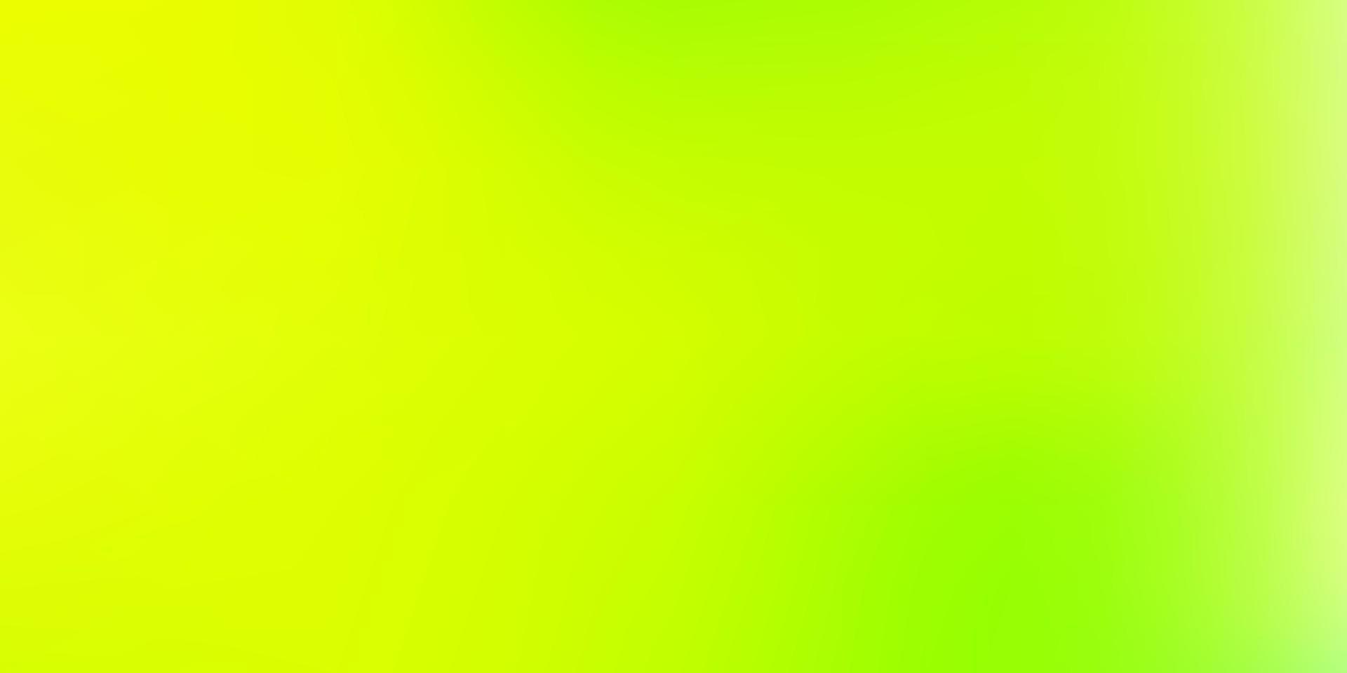 Fondo de desenfoque de vector verde claro, amarillo.