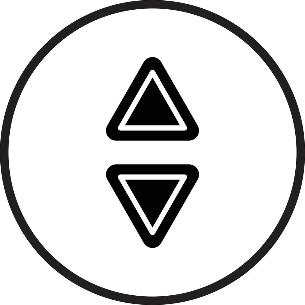 Up Down Icon Style vector