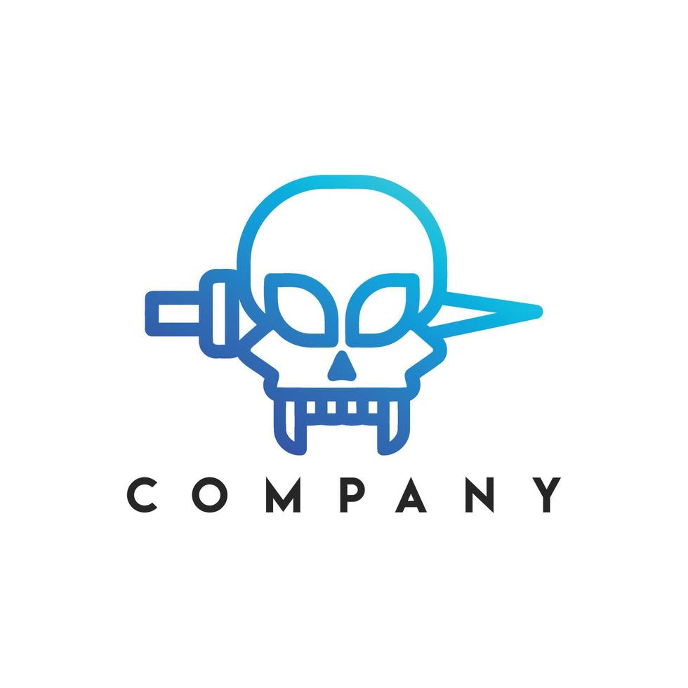 Skeleton Logo, Skull vector