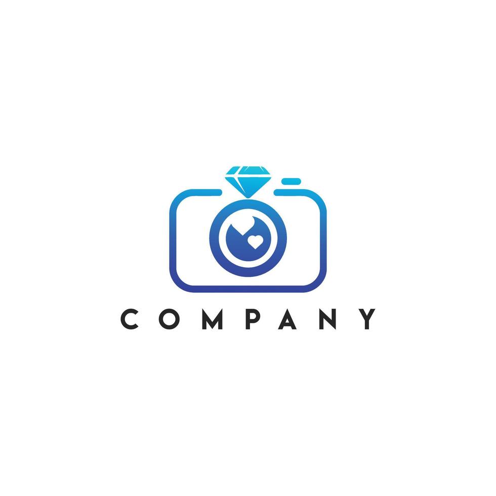 Wed Photo Logo, Photography Logo vector