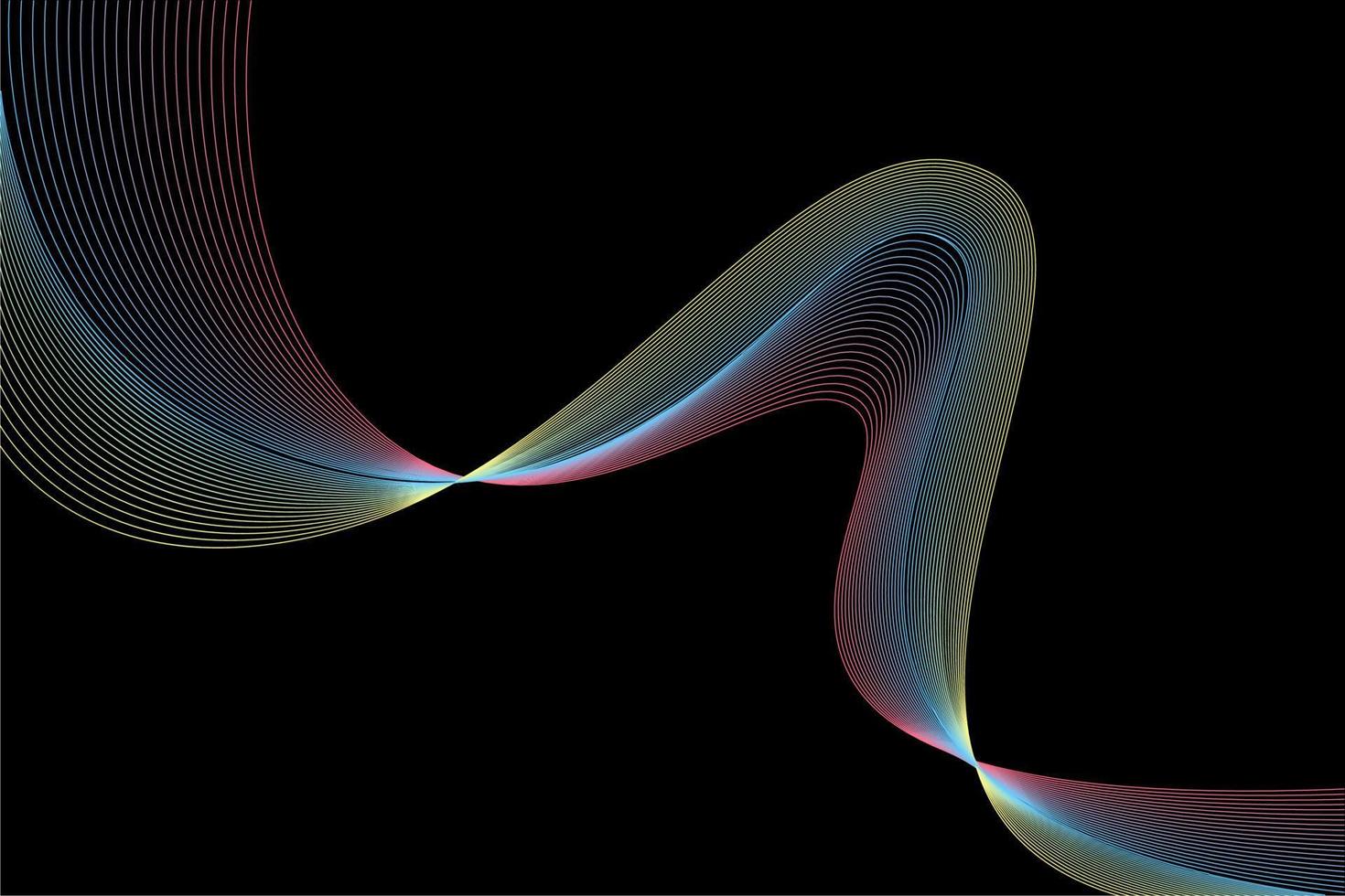 Line flexible stripes futuristic pattern background. Line artwork for design flyer, club party invitation, shop poster etc. vector