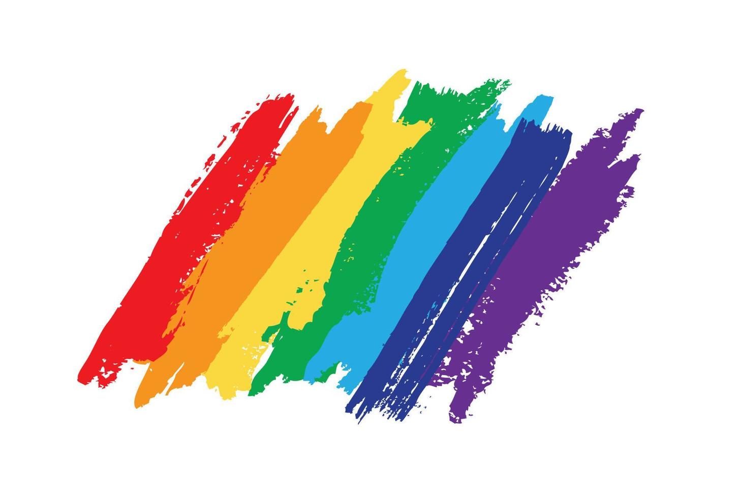 bandera orgullo arco iris lgbt lesbiana. concepto lgbt. ilustración vectorial vector