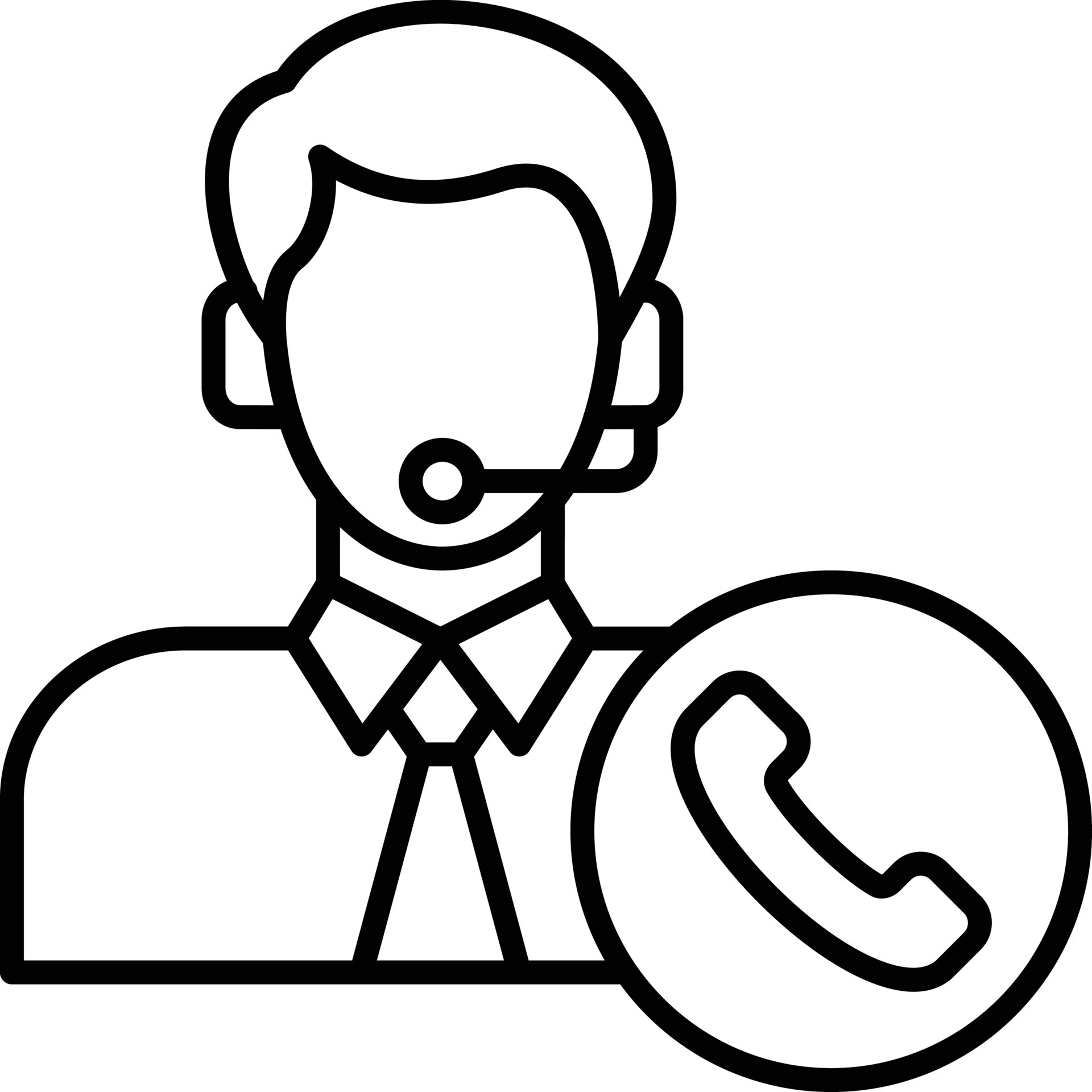 Customer Service Line Icon 13135455 Vector Art at Vecteezy