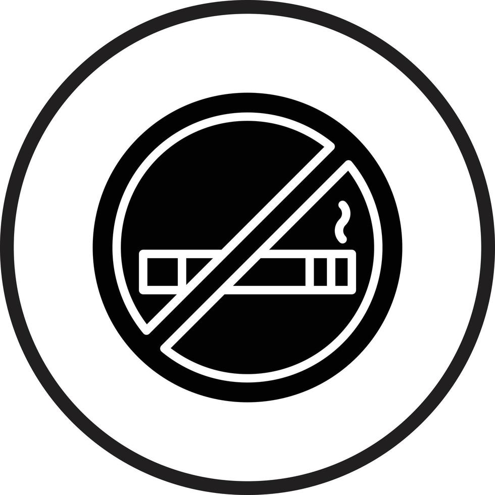 No Smoking Icon Style vector