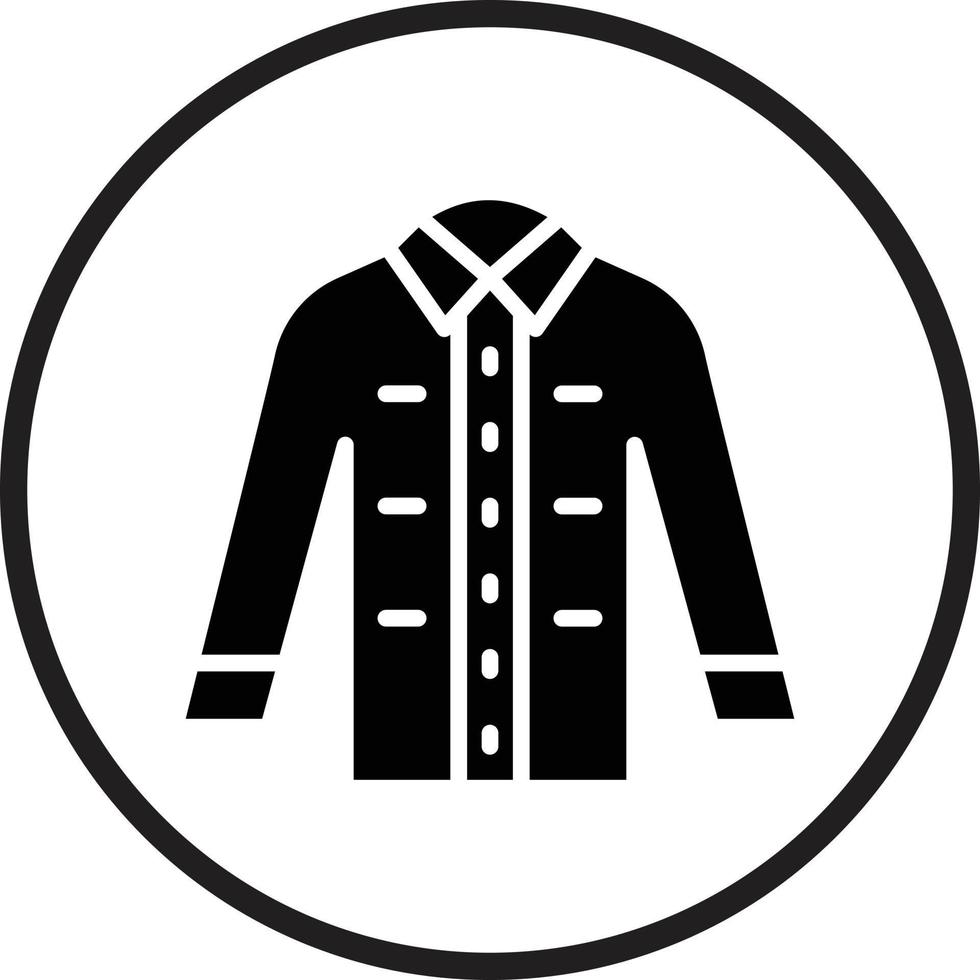 Dress Shirt Icon Style vector