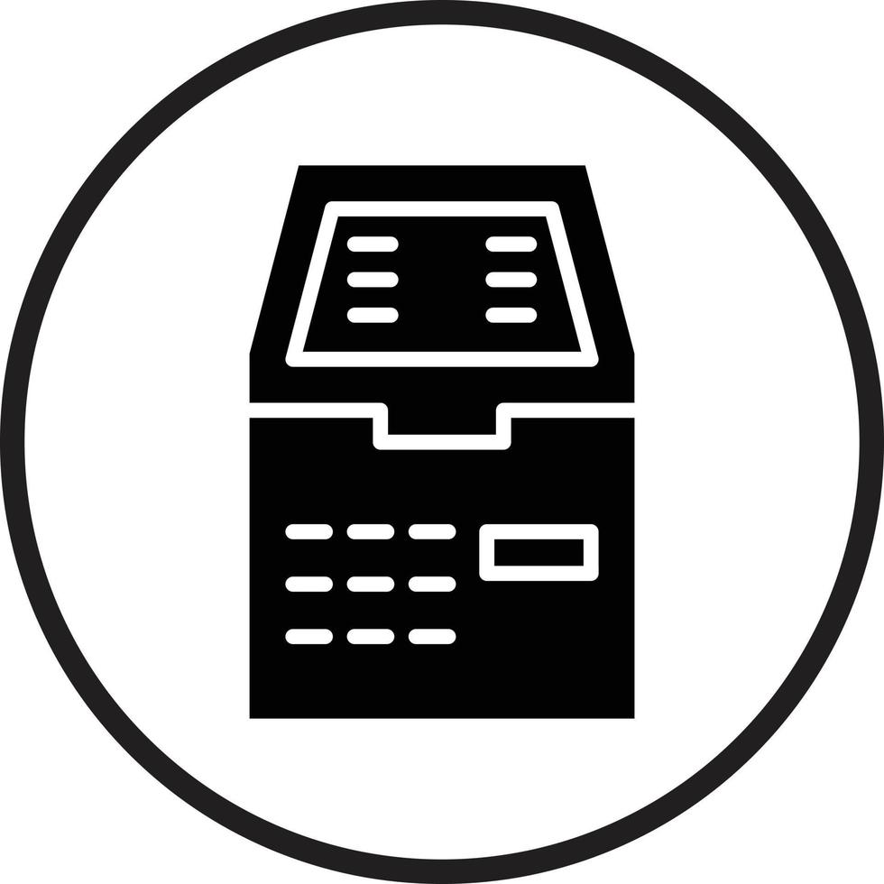 Atm Machine Icon Style vector