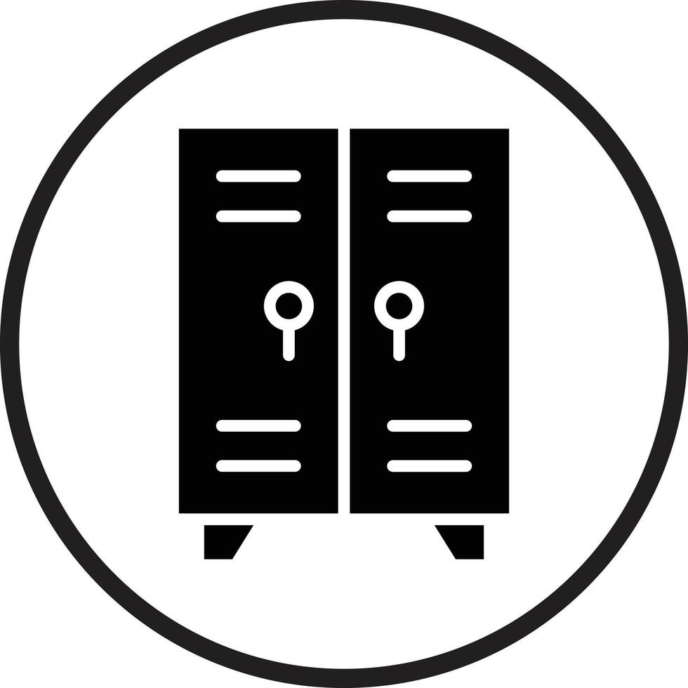 Lockers Icon Style vector