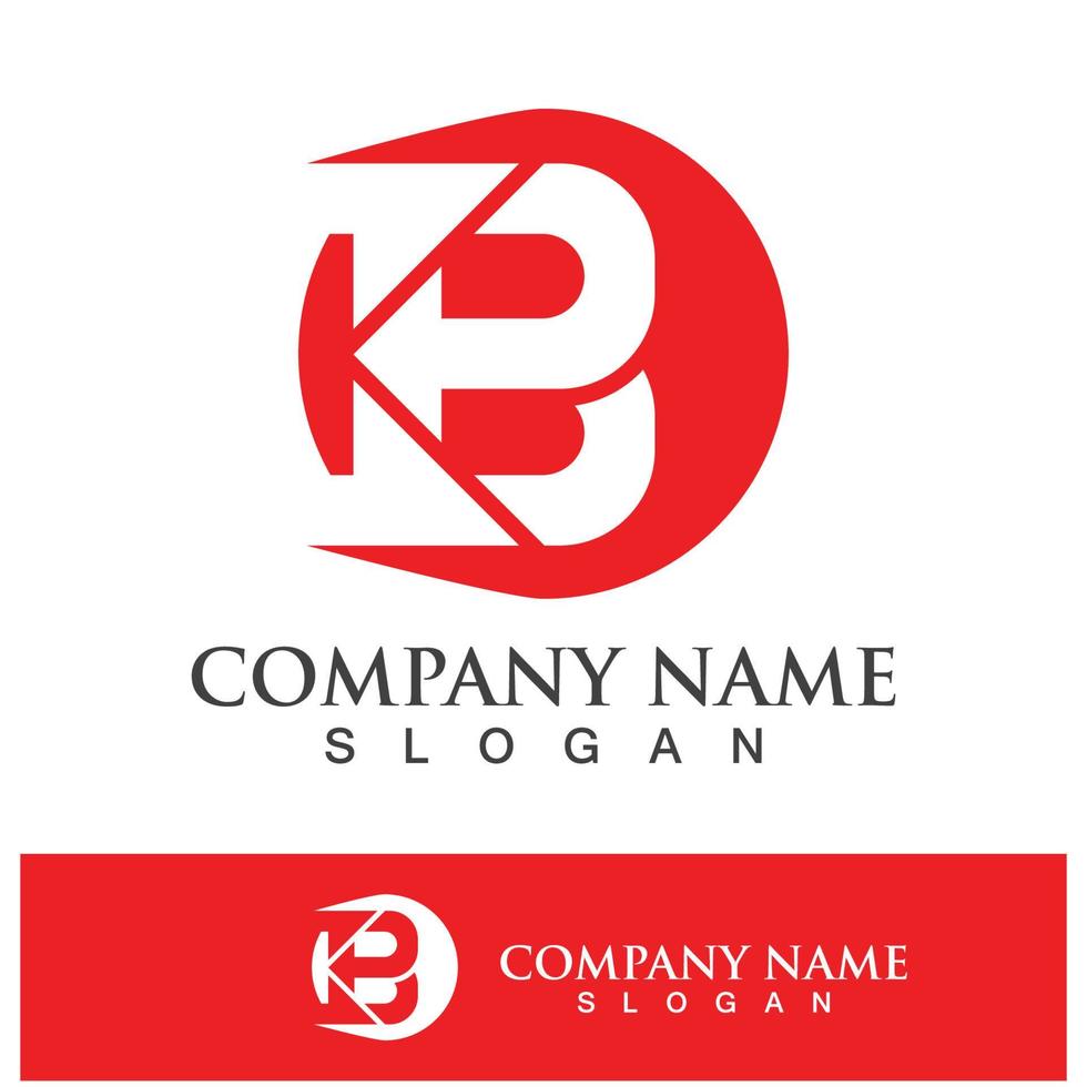 Creative B letter logo design vector