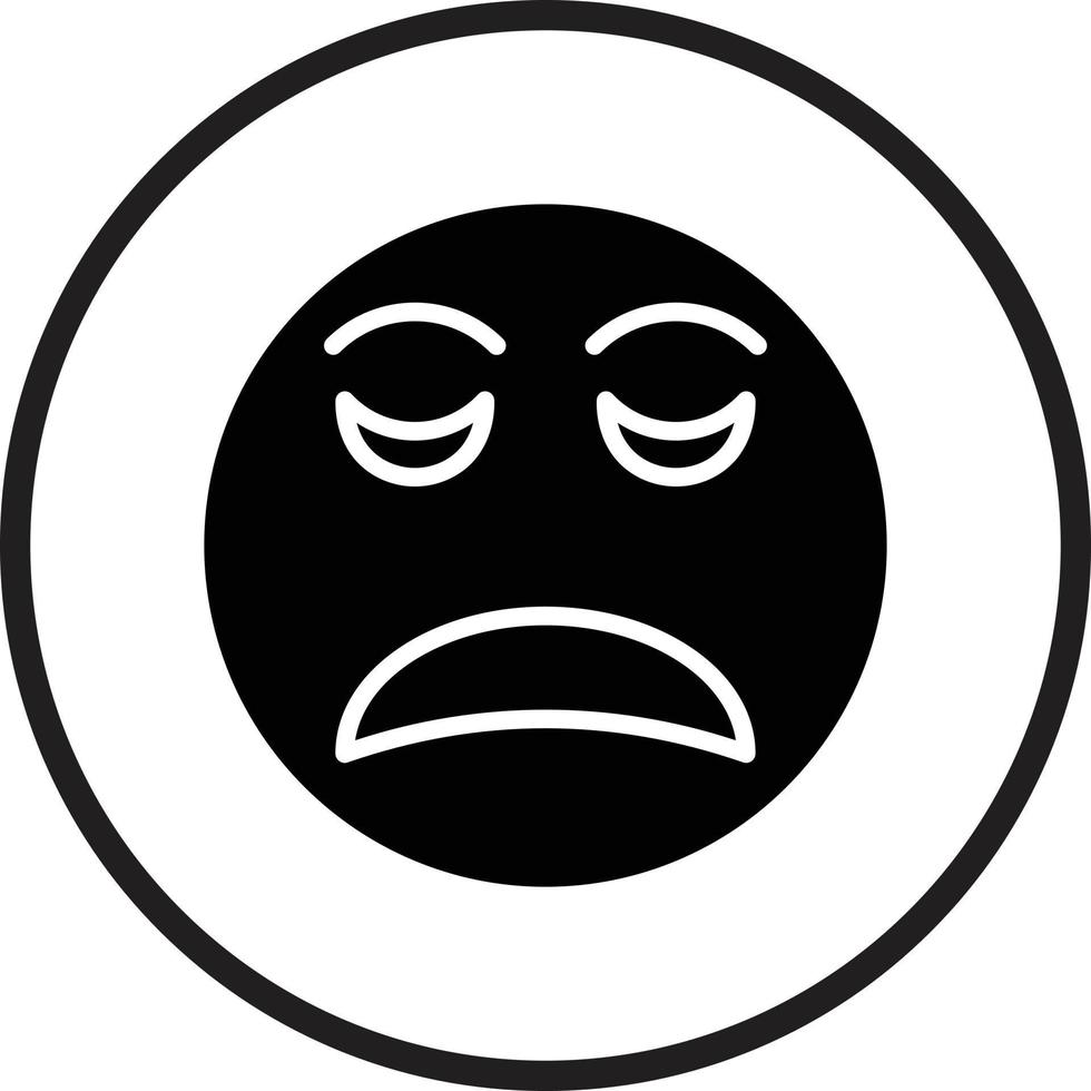 Disappointed Icon Style vector