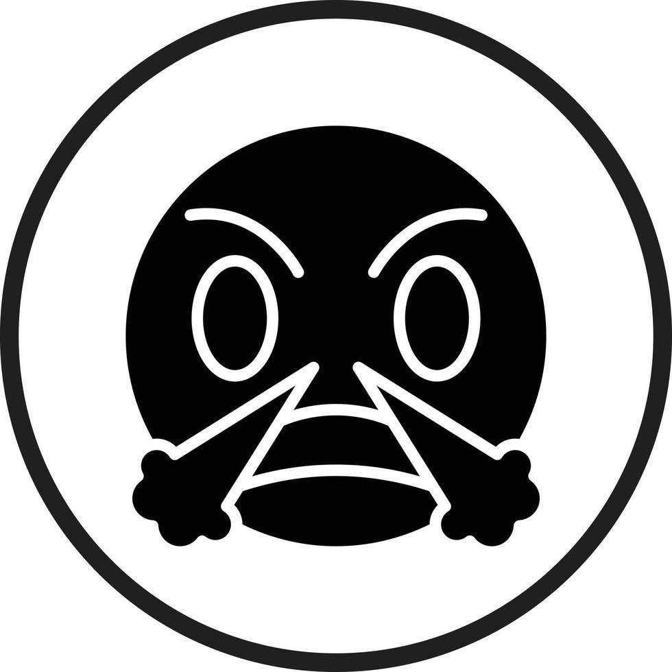 Angry Icon Style vector