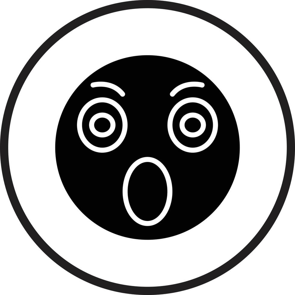 Surprised Icon Style vector