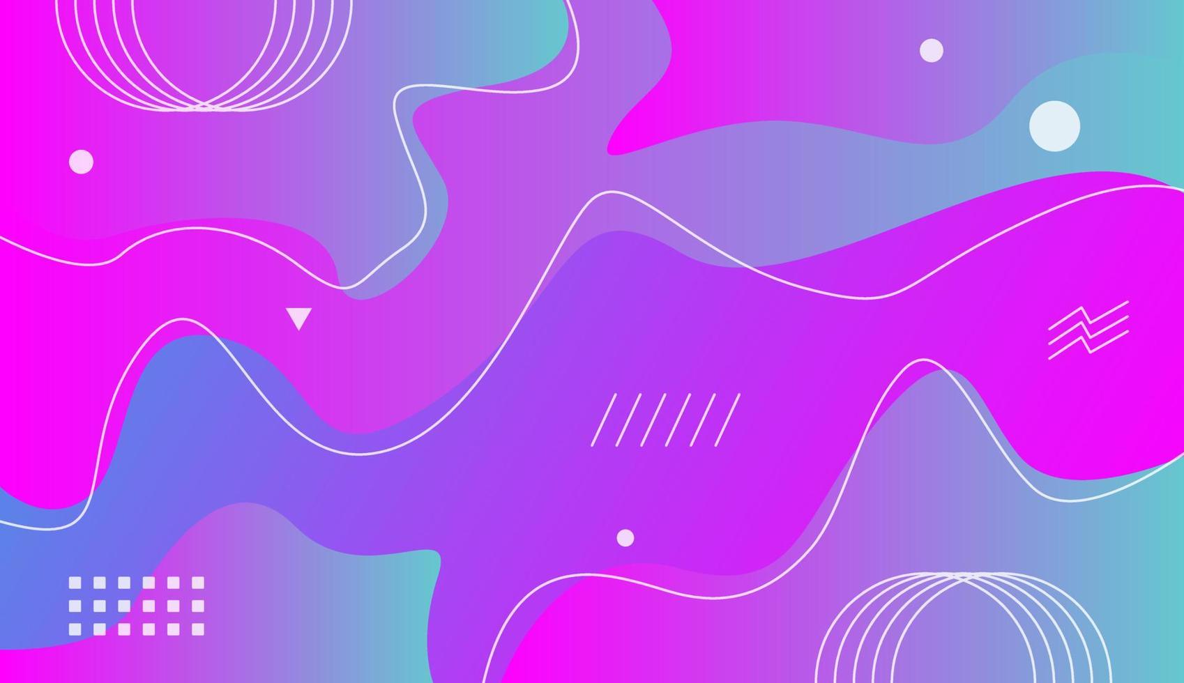 Abstract fluid background with ice cream color concept vector